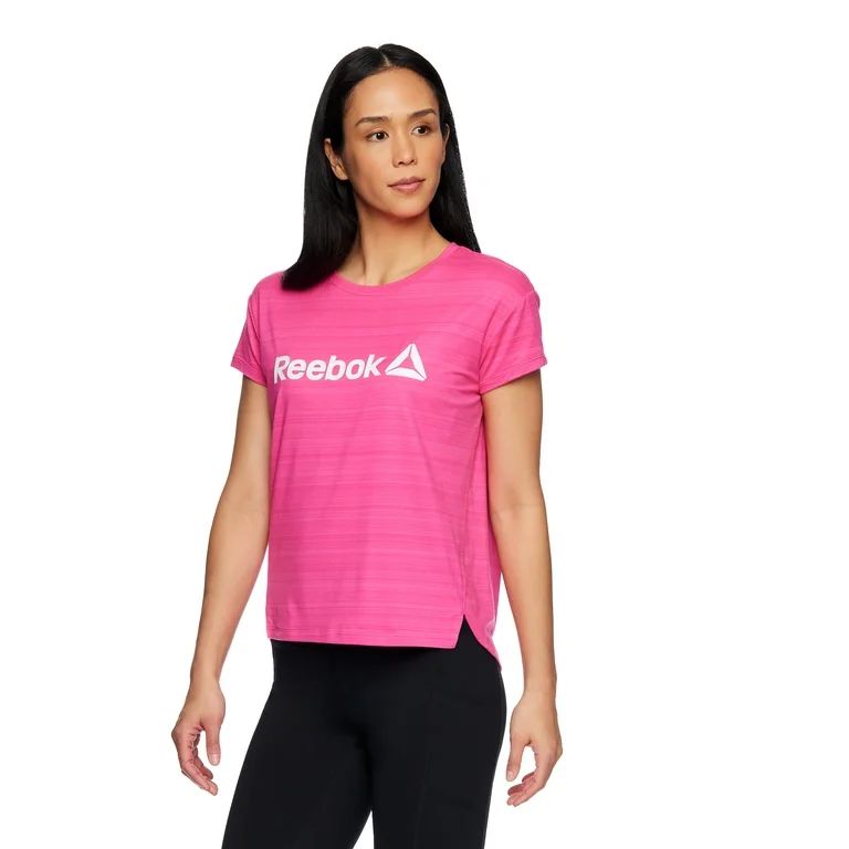 Reebok Women's Revolve Short Sleeve Graphic Tee | Walmart (US)