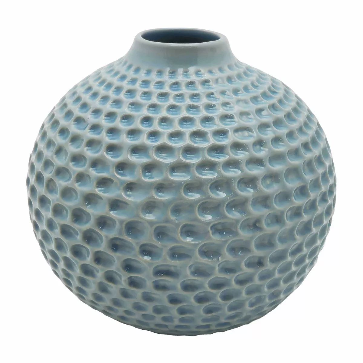 Sonoma Goods For Life® Small Round Blue Textured Vase Table Decor | Kohl's