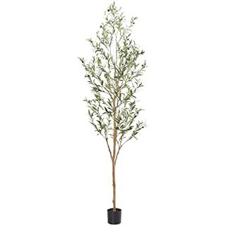 Nearly Natural 82” Olive Artificial Silk Trees Green | Amazon (US)