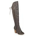 Journee Collection Women's Spritz-P Boot - Gray/Grey - Size 5 1/2 | HSN