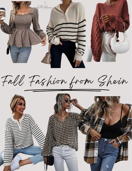 Fall Fashion sweaters and tops from Shein! 

#LTKFind #LTKstyletip #LTKSeasonal