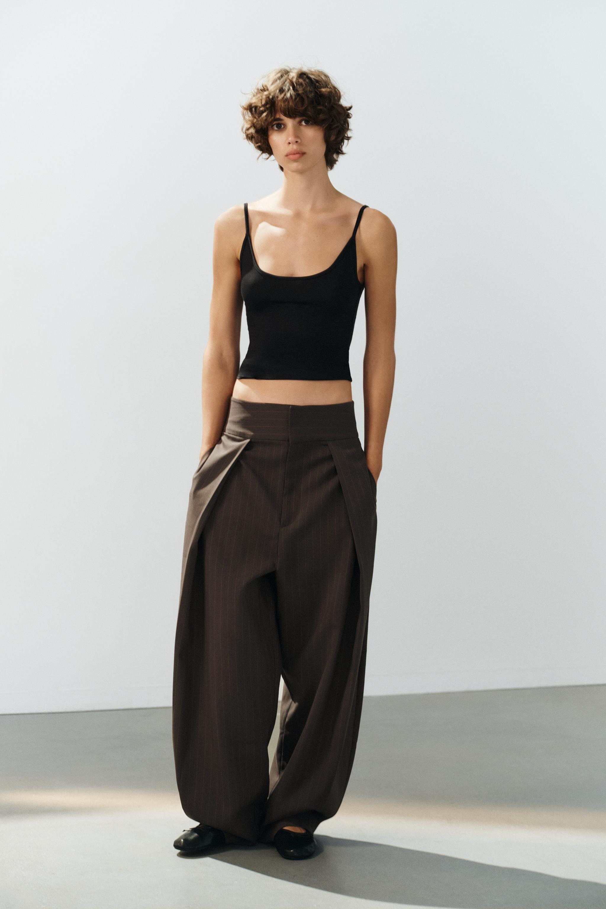 BALLOON PLEAT TROUSERS | Zara UK