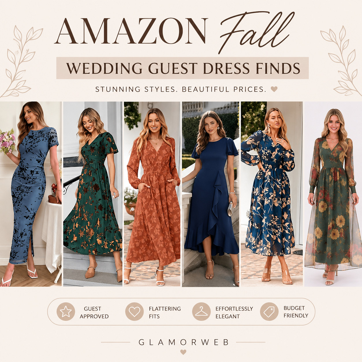 You don’t need to spend a lot to look amazing at a fall wedding 🍁✨ These Amazon dresses prove it. They’re elegant, comfortable, and super flattering—everything you want in a wedding guest outfit. Plus, they’re easy to style which makes getting ready so much simpler 🤍
#AmazonStyle #FallOutfits #WeddingGuestDress #LTKFinds #AffordableStyle #ChicFashion #ElegantLooks 

 #LTKSeasonal #LTKSaleAlert #LTKWedding