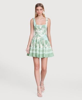 Avec Les Filles Women's Printed Bustier Mini Dress - Poppy Lily | Macy's