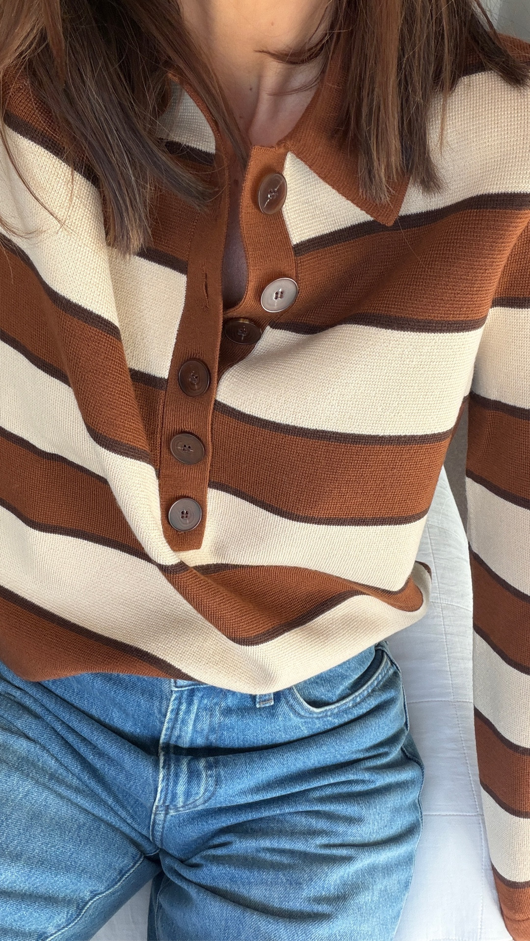 How nice is the sunshine! Definitely needed this little mood lift. Comment SHOP for links to everything. I’d recommend sizing down in these jeans xx

#LTKOver40 #LTKootd