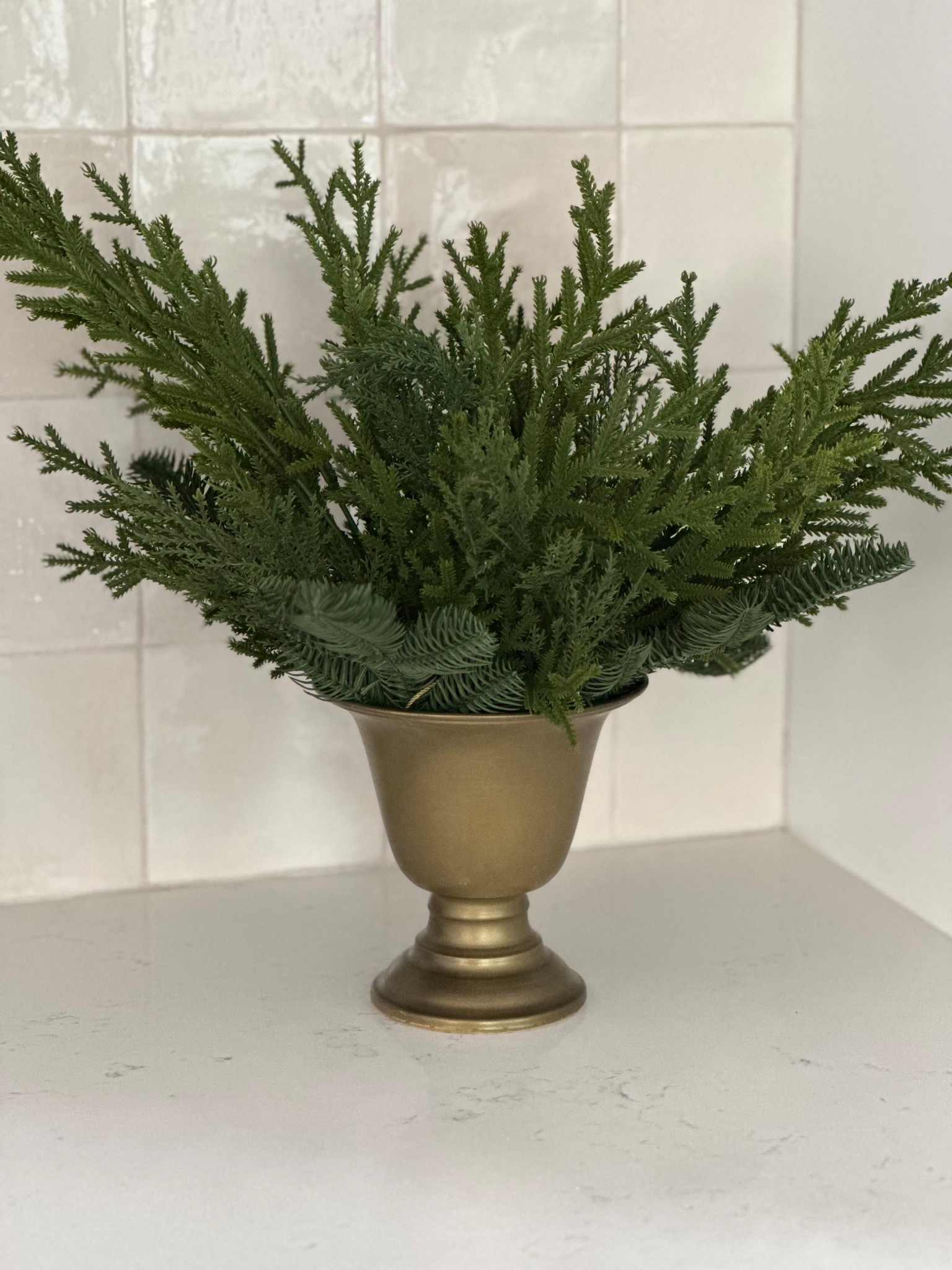 This Christmas Greenery is the perfect addition to the corner of our Arizona kitchen 🤍

#LTKHoliday #LTKSeasonal #LTKHome