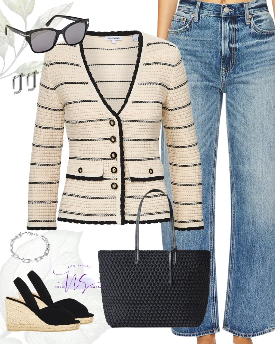 Keeping it casual, but make it luxe.
A striped knit jacket, perfect denim, and raffia wedges — easy pieces that still feel elevated.
Shop the full look on LTK!
#EverydayChic #LTKSpringStyle #LaidBackLuxury

#LTKWorkwear #LTKStyleTip #LTKItBag