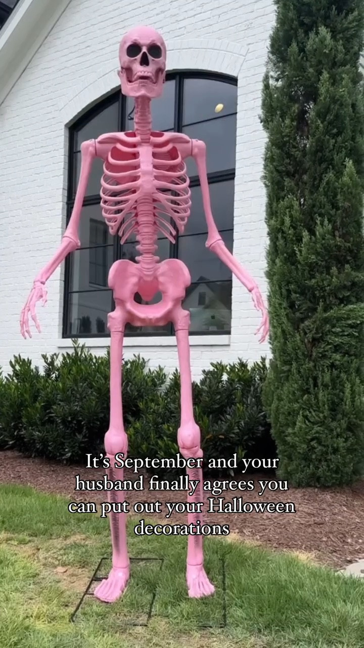 pink 8ft skeleton for halloween 

#LTKSeasonal #LTKHome #LTKHalloween