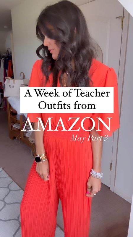 Amazon teacher outfits! Everything fits tts! 

#LTKSeasonal #LTKStyleTip #LTKFindsUnder100