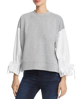 Alpha and Omega Contrast Tie-Sleeve Sweatshirt | Bloomingdale's (US)