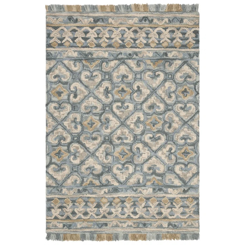 Ferrera Handmade Light Beige Rug | Wayfair North America