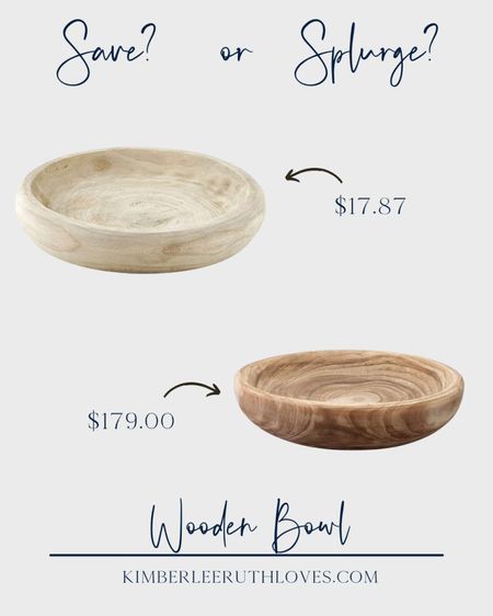 Found an affordable dupe for this wooden bowl!

#amazonfinds #homedecor #savevssplurge #minimalisthome

#LTKhome #LTKFind