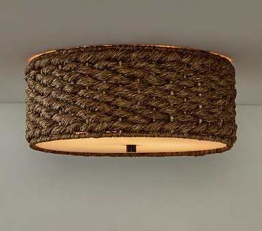 Rope Weave Semi-Flush Mount | Pottery Barn Kids