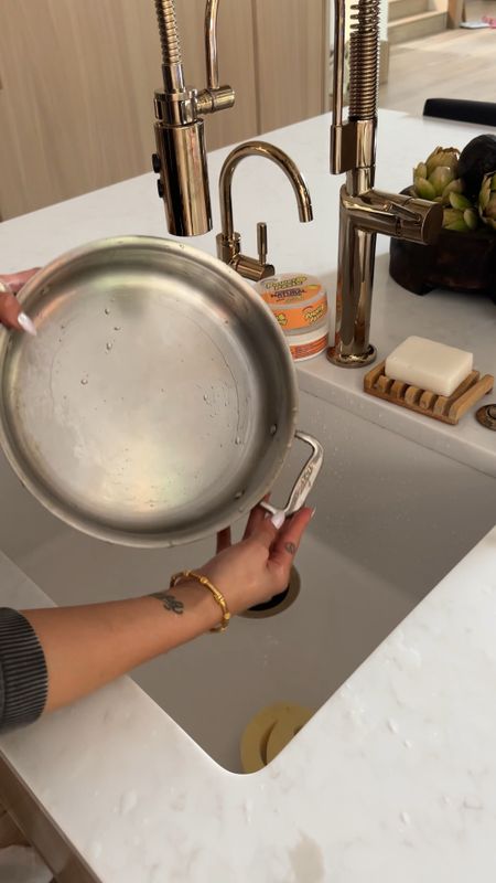 Stainless steal pan and best cleaner that’s non toxic 

#LTKhome #LTKsalealert #LTKstyletip