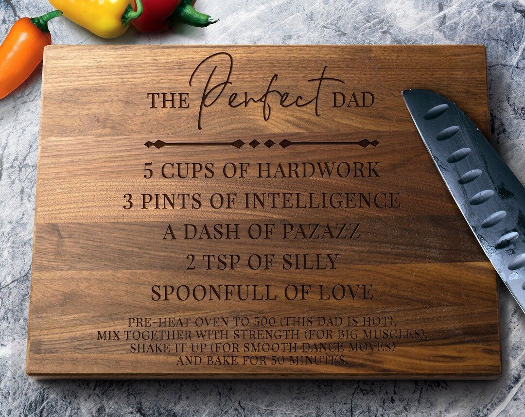 Fathers Day Gift, Fathers Day Cutting Board, Dad Gift, Gift For Dad, Best Dad - Cutting Board | Etsy (US)