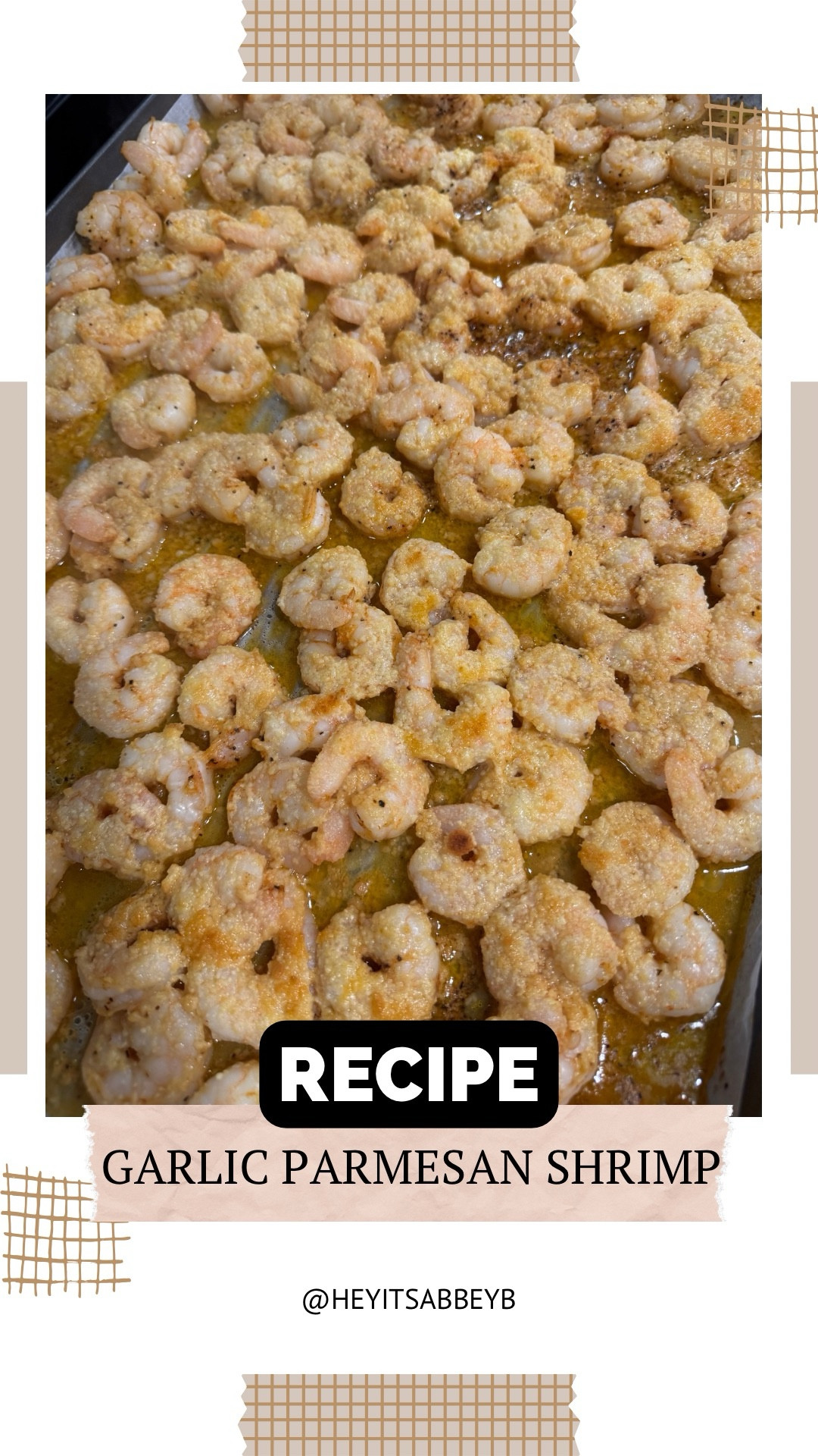 This was a hit for our whole family! A quick and easy one too! 



Ingredients:
- 1.5 lbs large shrimp, peeled and deveined (tails removed)
- 4 tbsp butter, melted (unsalted preferred)
- 6 cloves fresh garlic, minced (finely chopped)
- 3/4 cup Parmesan cheese, grated (freshly grated best)
- 1/2 tsp salt (adjust to taste)
- 1/2 tsp black pepper (adjust to taste)
- 1/2 tsp paprika (adjust to taste)
- 2 tbsp fresh parsley, chopped
- 1 lemon, cut into wedges

Instructions:
1. Preheat oven to 425°F. Line a baking sheet with parchment paper.
2. In a large bowl, combine shrimp, melted butter, garlic, salt, black pepper, and paprika. Coat the shrimp evenly for the best flavor.
3. Spread the shrimp in a single layer on the prepared baking sheet and sprinkle with parmesan cheese. Ensure not to overcrowd the pan.
4. Bake in the preheated oven for 8-10 minutes until the shrimp are pink and the cheese is golden. Watch closely to prevent overcooking.













#foodie #foodies #foodiesofinstagram #foodiesofig #foodiesofinsta #food #foodlover #foodpics #foodofinstagram #foodoftheday #foodofig #foods #recipe #recipes #recipeoftheday #recipeinspo #recipeshare #recipeideas #recipereels #easyrecipe #easyrecipesathome #easymeals 