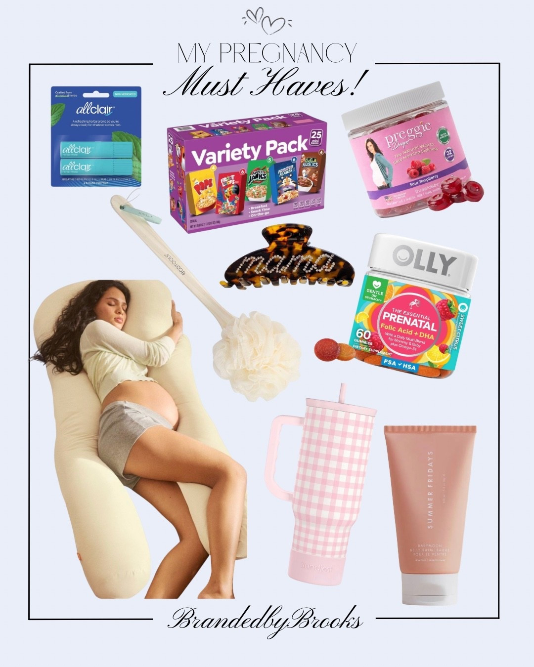 Pregnancy must-haves that have made this season SO much better 🩷🤰🏼✨

From the comfiest pregnancy pillow + claw clip to my favorite prenatal gummies, pregnancy-safe skincare, sour raspberry Preggie Pops, a giant water cup, and even the snacks getting me through the day 😂

💕 These are the little things I’ve been reaching for on repeat!

I linked everything in my LTK so you can shop all of my pregnancy favorites in one place! 🛍️✨

#LTK #LTKFinds #PregnancyMustHaves #PregnancyFavorites #PregnancyEssentials

#LTKdayinmylife #LTKmomlife #LTKmorningroutine