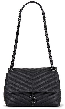 Rebecca Minkoff Edie Crossbody Bag in Black from Revolve.com | Revolve Clothing (Global)