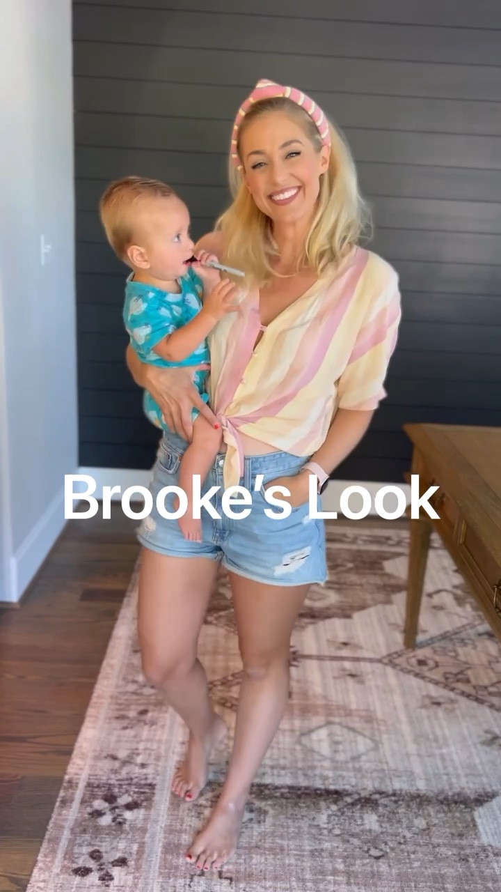 Rails// Nordstrom// jeanshorts// headband// baby// momtoboys

#LTKunder100 #LTKstyletip #LTKbaby