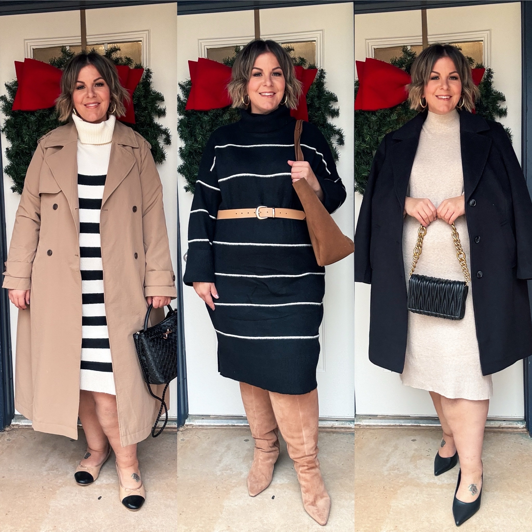 I am loving these sweater dresses for an elevated yet comfy look! Linking everything I’ve paired with them! 

#LTKFindsUnder50 #LTKStyleTip #LTKPlusSize
