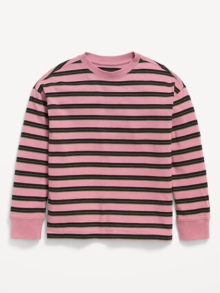 Printed Oversized Long-Sleeve T-Shirt for Boys | Old Navy (US)