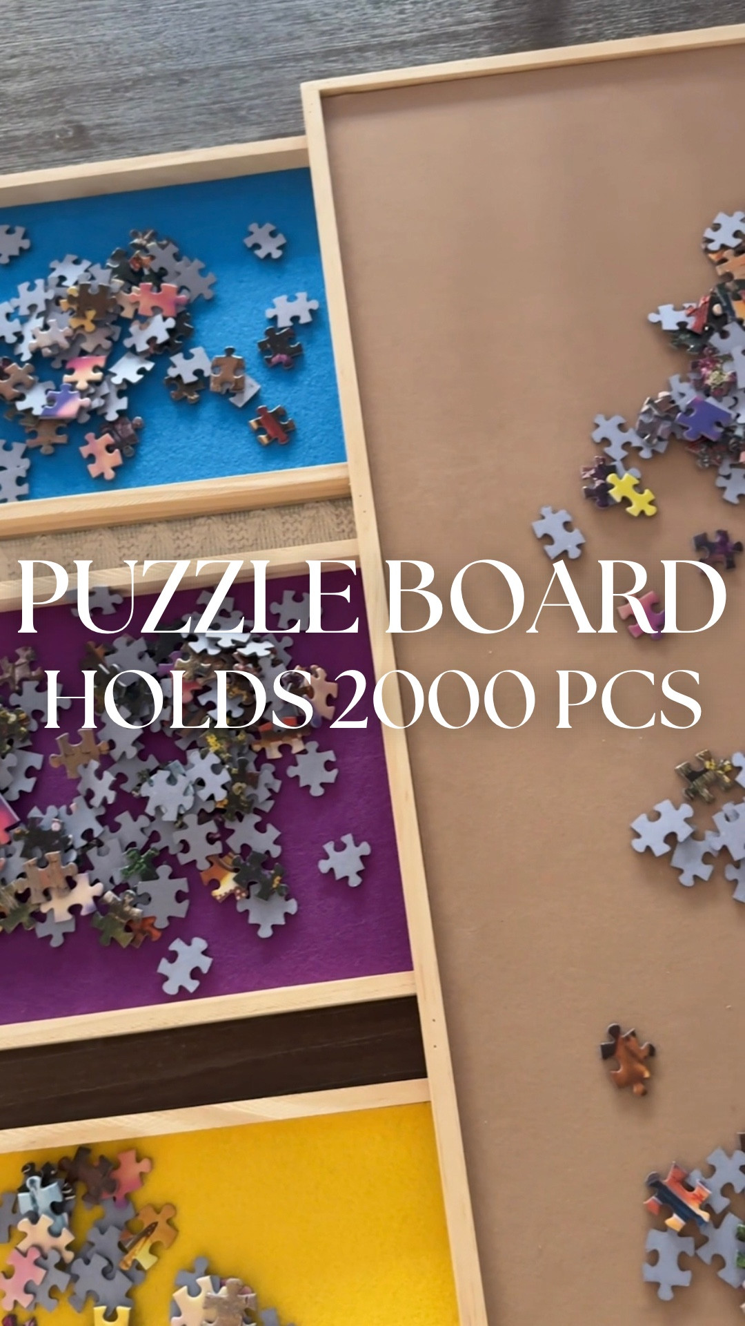 I’ve never been this excited to open a package! I’m unboxing my new puzzle board that can hold up to 2,000 pieces, has six compartments to organize them as you go, comes with a felt cover to keep everything protected, and even tilts upward for the perfect puzzle setup!

puzzle board, puzzle table, 2000 piece puzzle, puzzle organizer, puzzle storage, puzzle lover, tilting puzzle board, puzzle accessories, Amazon home find, hobby essentials

#puzzleboard #puzzlelover #puzzletable #amazonfinds #puzzleaddict #puzzleorganization #puzzletime #homefinds #puzzlestorage #hobbyessentials

#LTKGiftGuide #LTKHome #LTKFamily