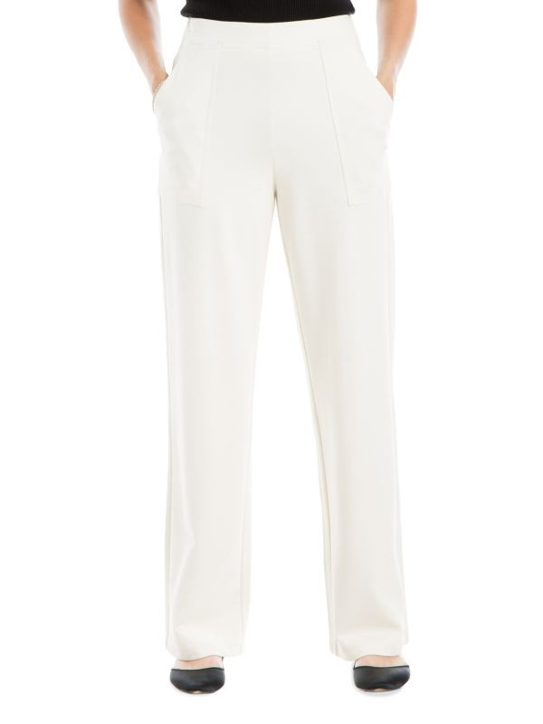 Max Studio Easy Ponte Wide Leg Pants on SALE | Saks OFF 5TH | Saks Fifth Avenue OFF 5TH