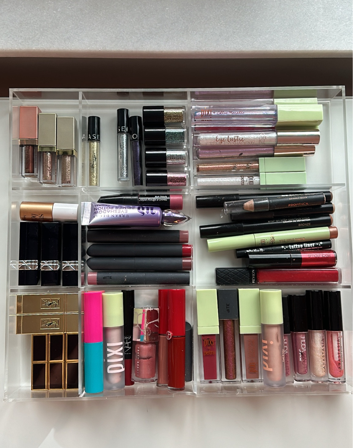 Having my makeup drawer organized>>> #makeuporganizer 

#LTKxTarget #LTKBeauty #LTKHome