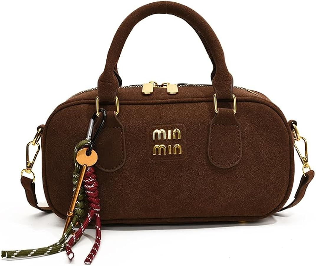 Suede Crossbody Bags for Women,Autumn Winter Handbags Purse, Can be used handbag or shoulder bag ... | Amazon (US)