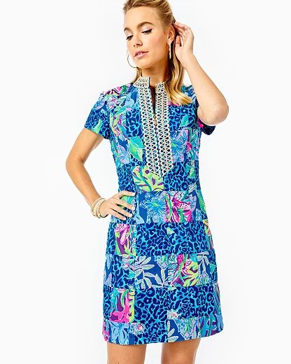 Women's Adrena Shift Dress, Pop Up Lillys Party Patch - Lilly Pulitzer | Lilly Pulitzer