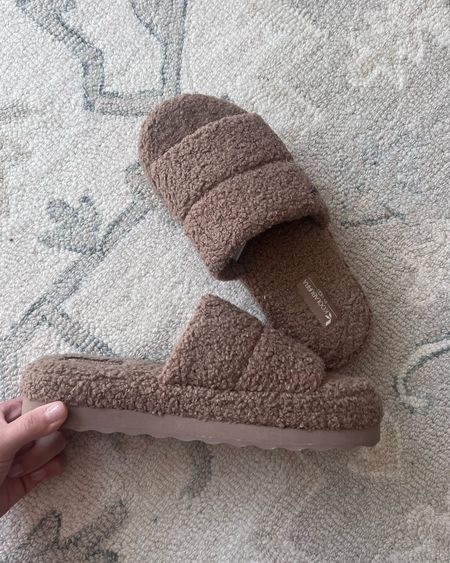 Cozy faux Sherpa slippers 

#slippers #houseslippers #slipper #homesliplers 

#LTKFind #LTKSeasonal #LTKunder100