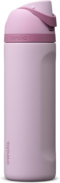Owala FreeSip Stainless Steel Water Bottle 24 oz Lilac You A lot | Amazon (US)