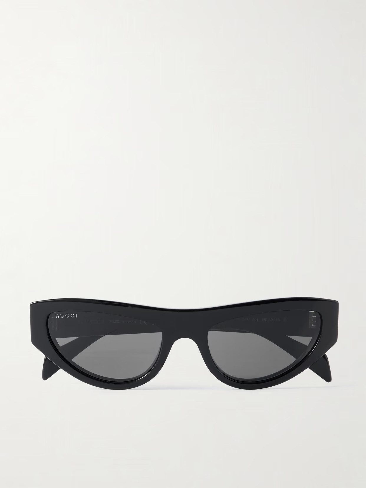 GUCCI EYEWEAR - Cat-eye Acetate Sunglasses - Black | NET-A-PORTER (US)