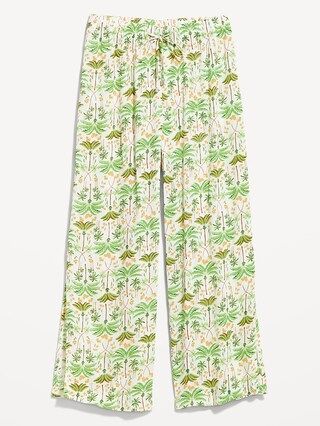 High-Waisted Lightweight Wide-Leg Cover-Up Pants for Women | Old Navy (US)