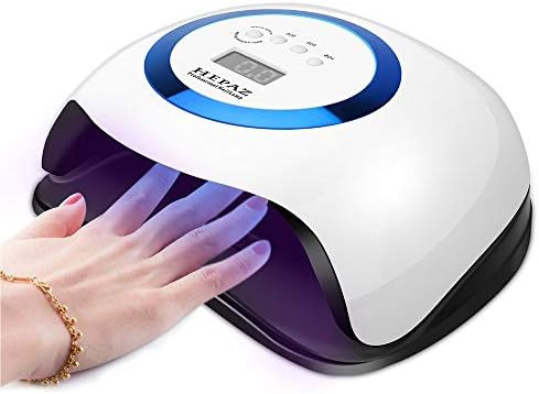 Nail Lamp for Gel Polish,168W 42 LED Professional Nail Dryer UV LED Nail Lamp with 4 Timer Settin... | Amazon (US)