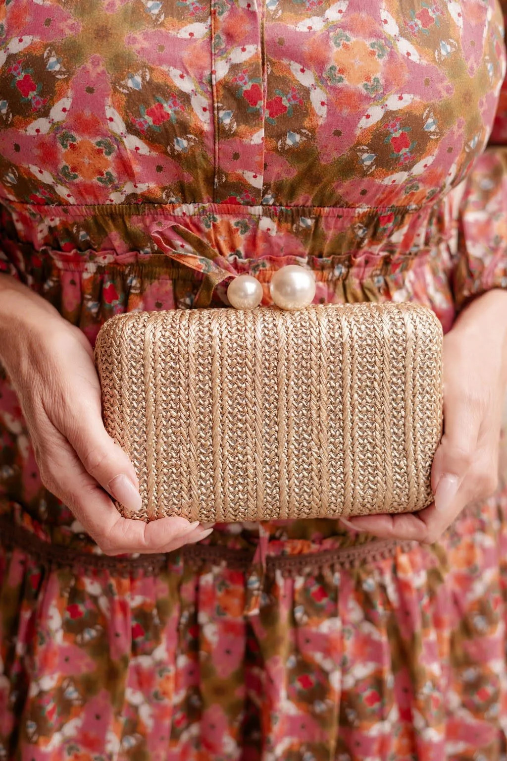 Lisi Lerch Mimi Straw Clutch | Raffia Minaudière | Lisi Lerch Inc