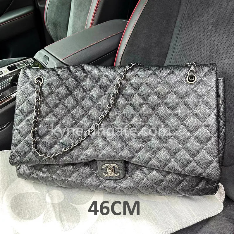 DUPE Chanel Large CF 46cm Travel Bags Womens Shoulder Shopping Bag Tote Bag 46*26*16.5cm From Kyn... | DHGate