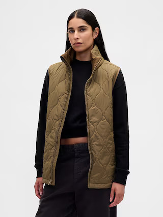Recycled Lightweight Quilted Puffer Vest | Gap (US)