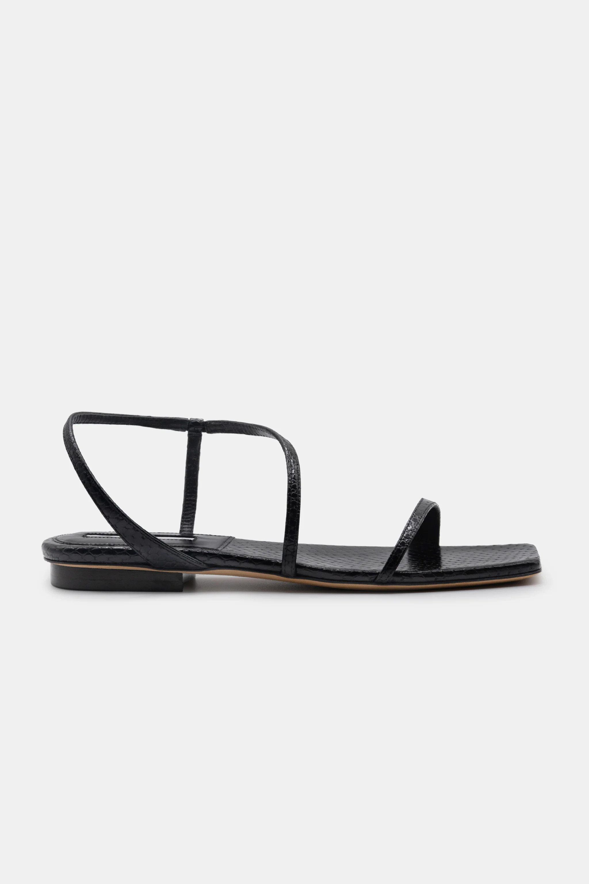 Delice in Black Embossed Snake | Emme Parsons