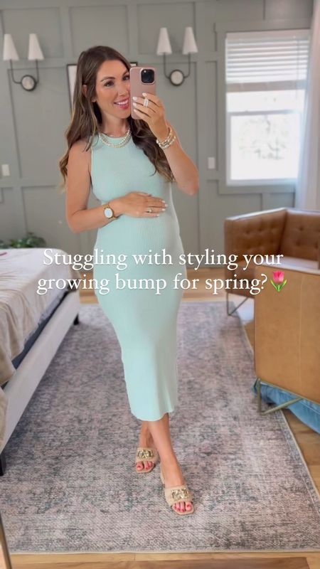#maternity #springfashion #springoutfit #dresses 
Wearing mediums in all these STUNNING Amazon finds that are perfect for work or life with a bump heading into warmer weather! 🌷

#LTKfindsunder50 #LTKstyletip #LTKbump
