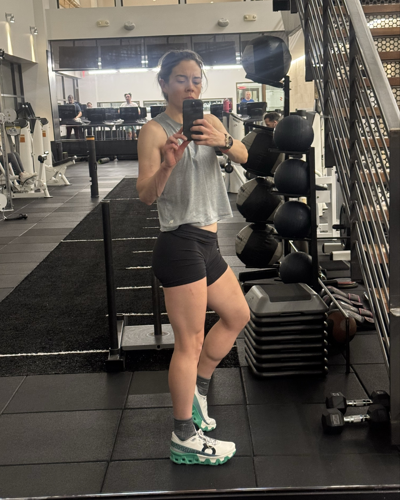 Waited for these On Cloudmonster hypers and they definitely have some oomph if thats a word! Worked in some sled pulls n pushes  

#LTKOver40 #LTKShoeCrush #LTKActive