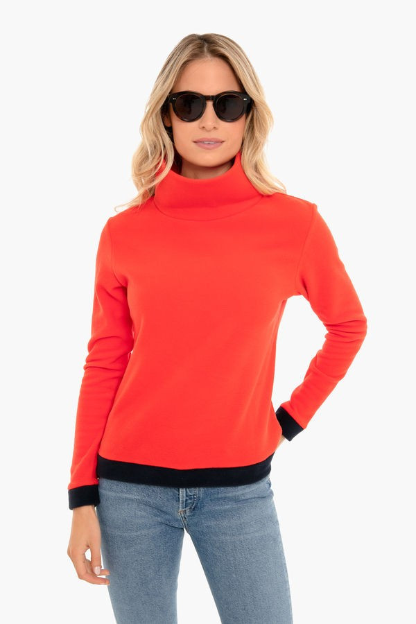 Poppy Red and Navy Colorblock Park Slope | Tuckernuck (US)