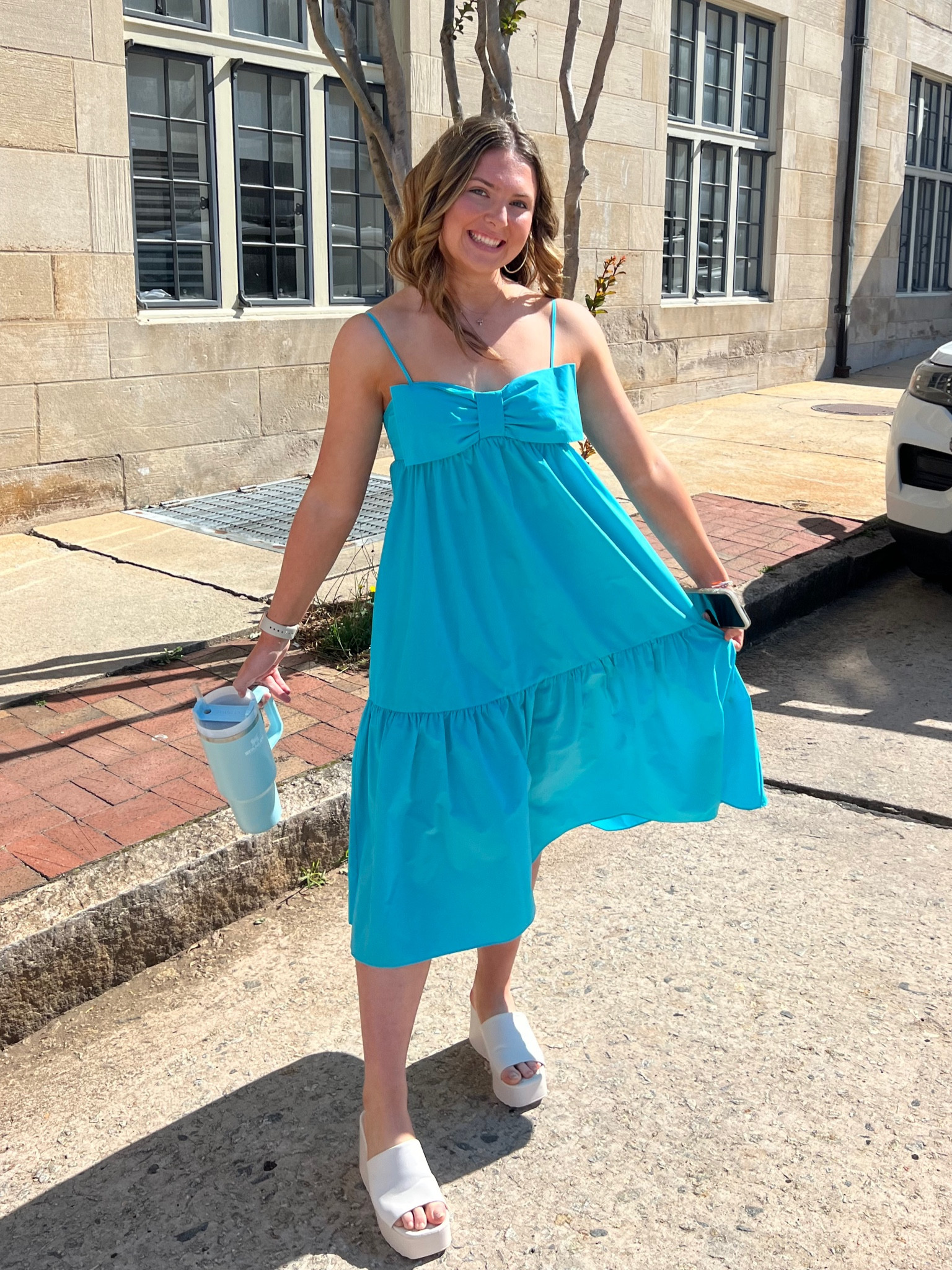 Blues and bows?! I love!! 🩵🩵🩵

#LTKstyletip #LTKSeasonal