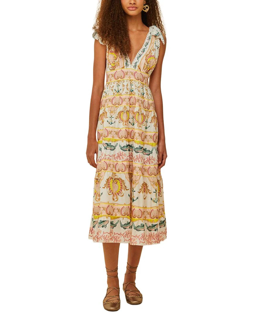 FARM Rio Maritime Magic Midi Dress | Shop Simon