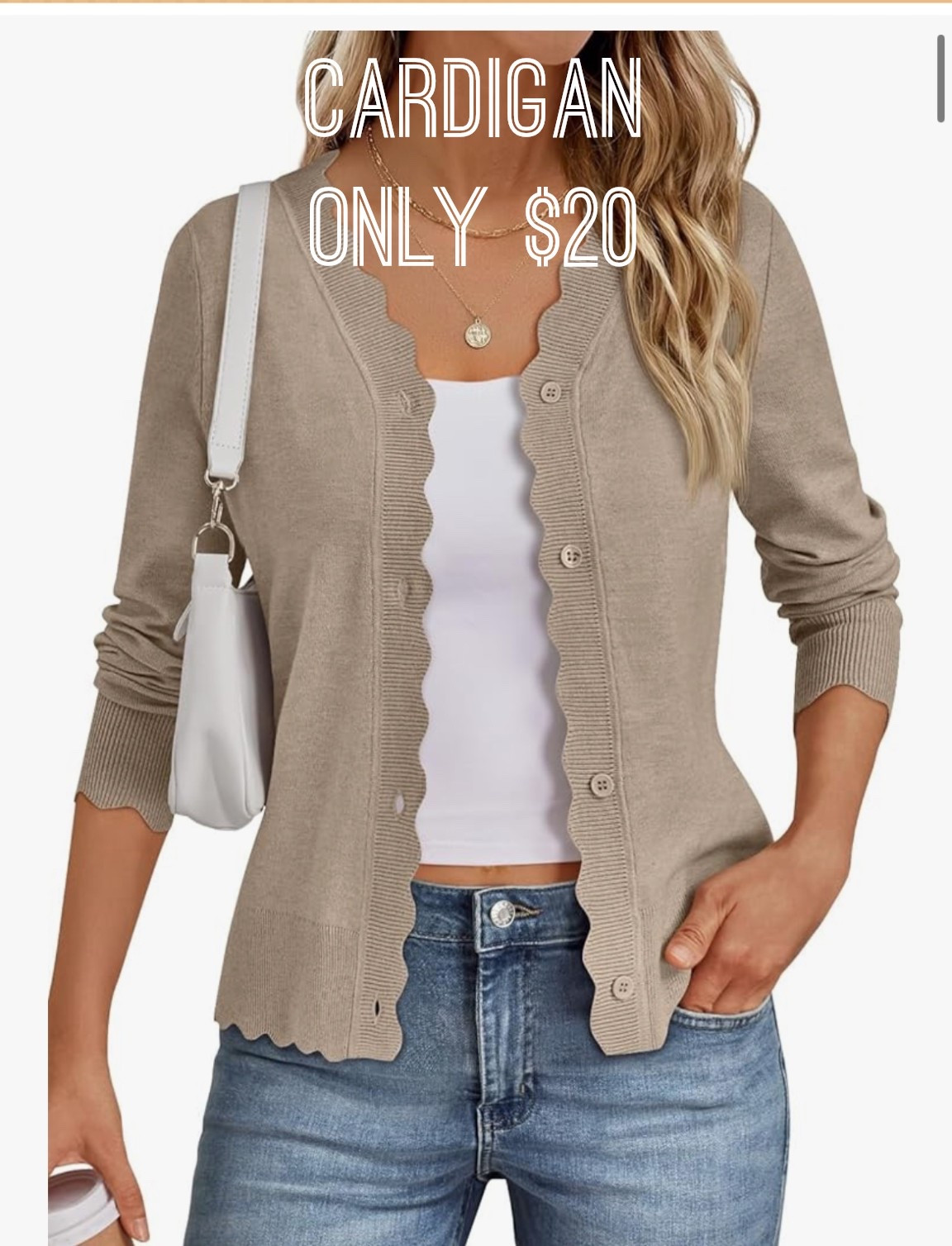 Pretty scallop edged lightweight cardigan in multiple colors

#LTKmomlife #LTKOver40 #LTKMidsize