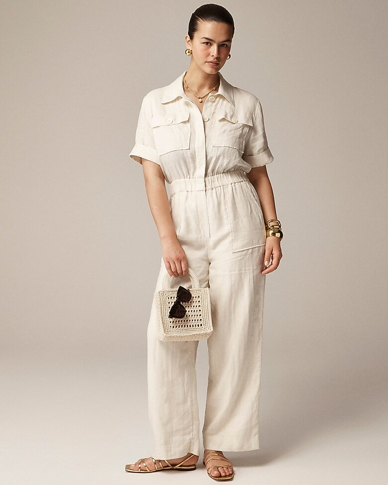 Linen jumpsuit | J. Crew US