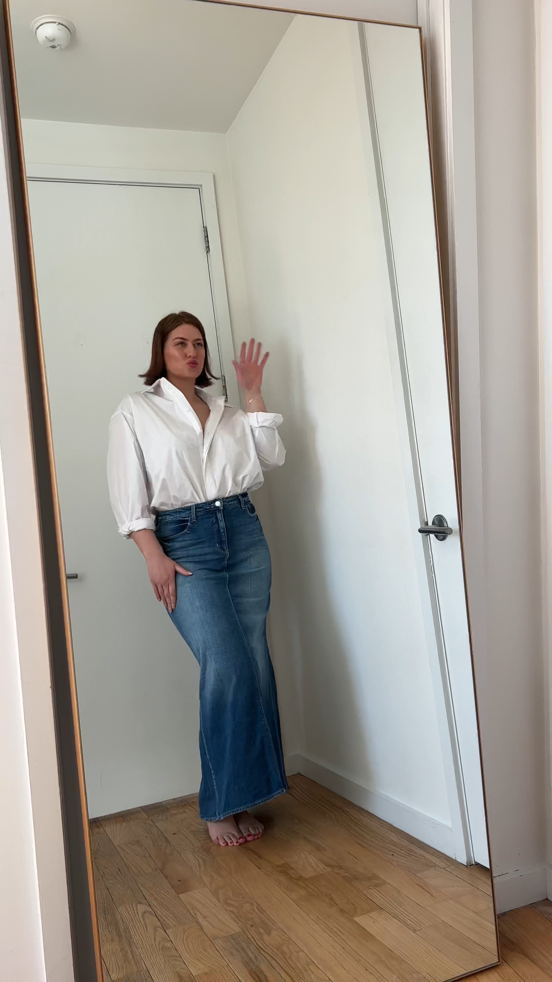 Styling my denim skirt from Lagence

#LTKVideo #LTKstyletip #LTKmidsize