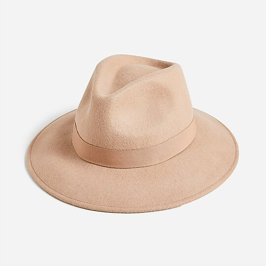 Wool hat with grosgrain ribbon | J. Crew US