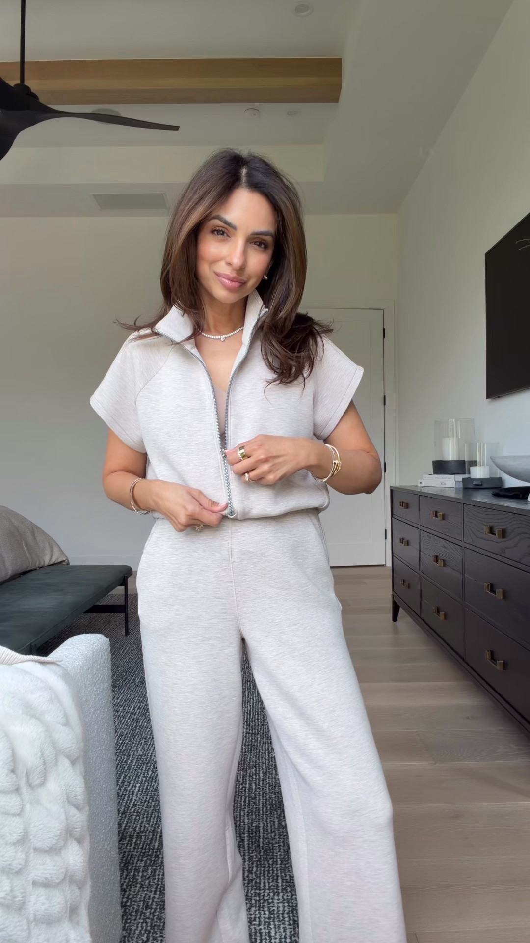 The perfect jumpsuit! Easy access for the bathroom & LTK20 gets 20% off today & tomorrow only! I'm in xs petite for size ref

#LTKSaleAlert #LTKPetite #LTKootd