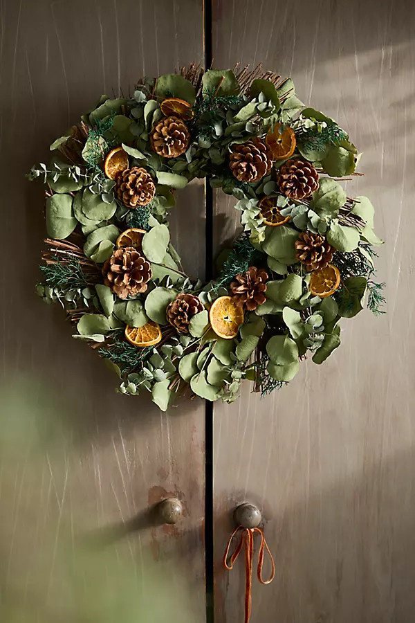 Citrus + Eucalyptus Wreath at Terrain